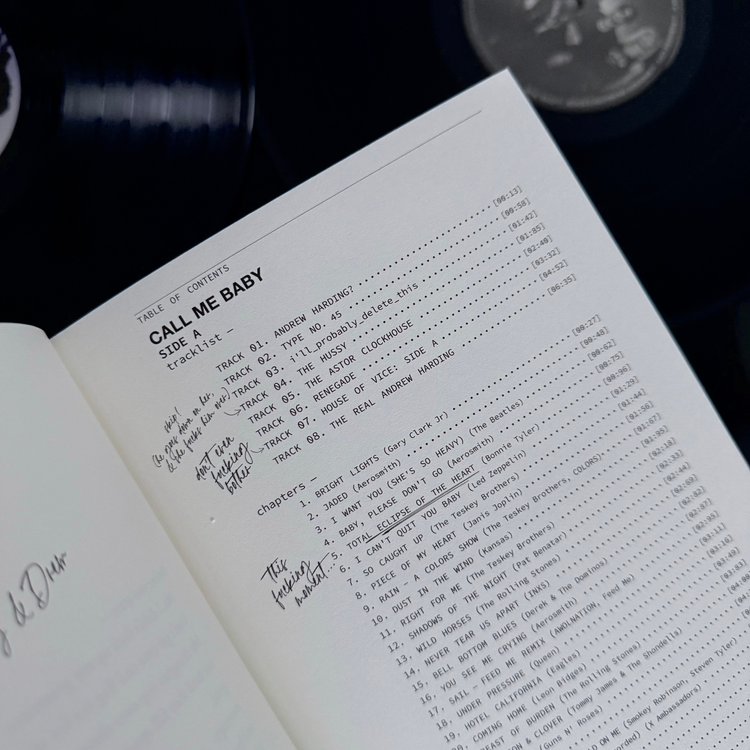 Call Me Baby Vinyl Paperback