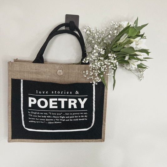 POETRY Jute Tote